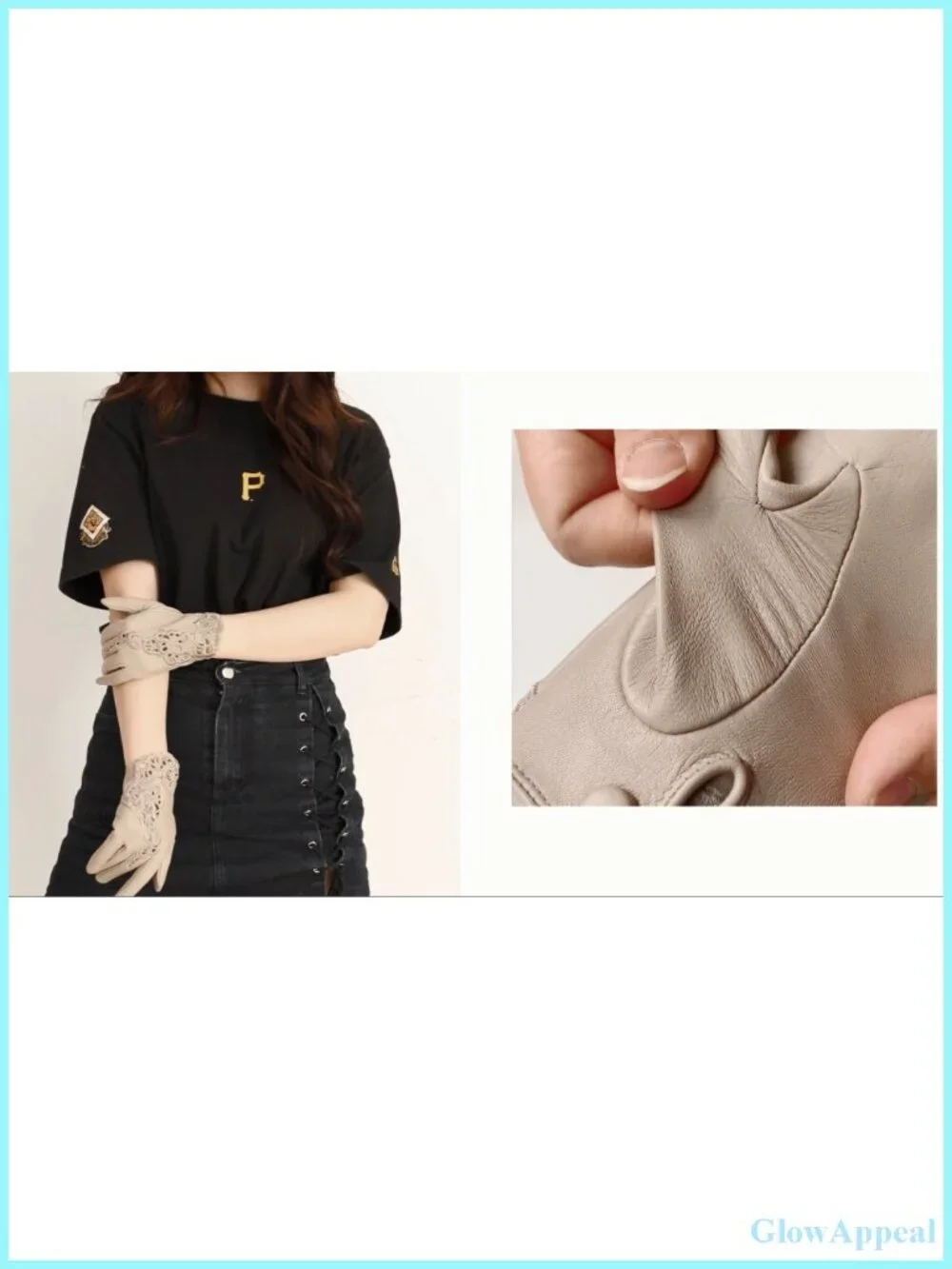 Genuine Sheepskin Driving Gloves Unlined Touchscreen